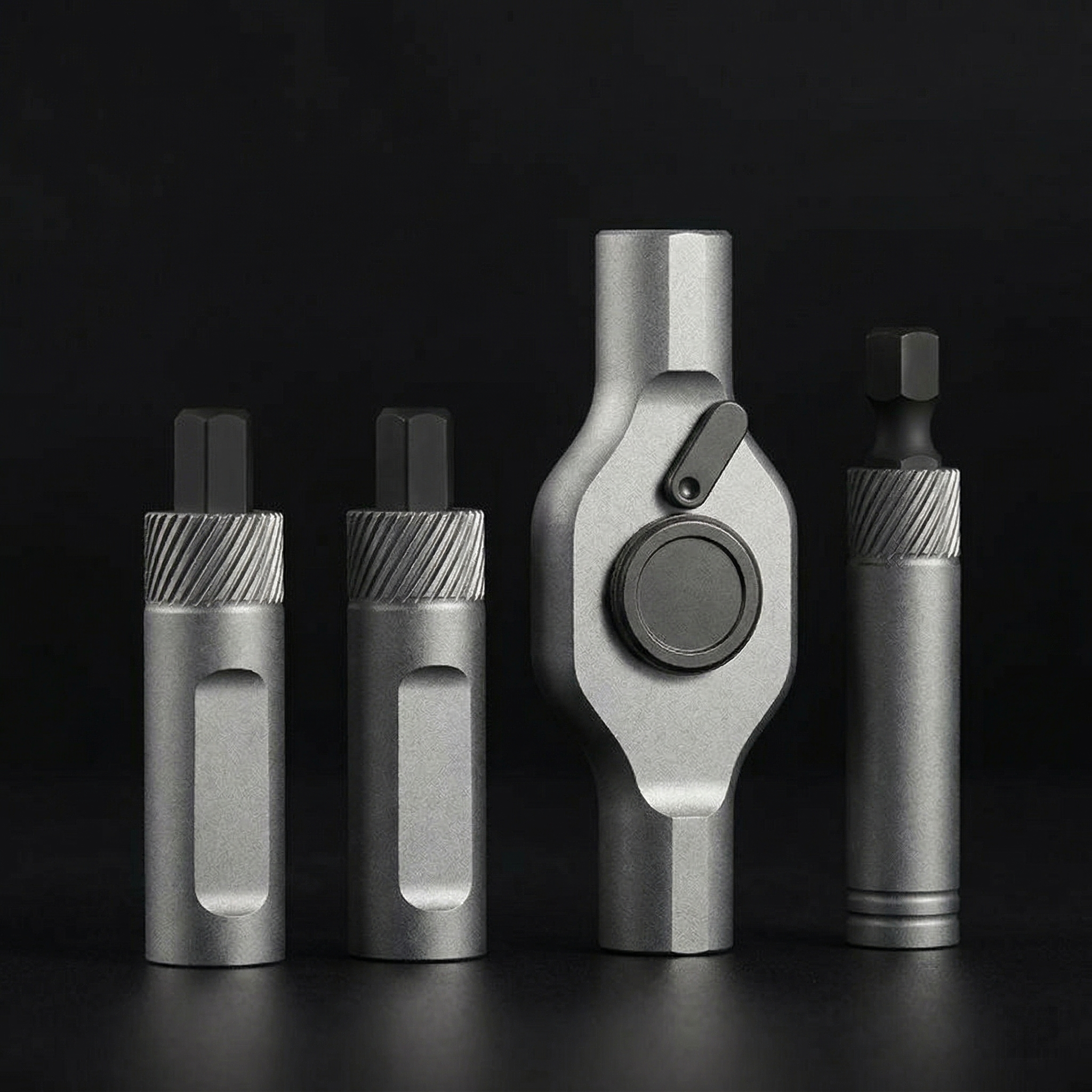 HexaGear | 24-in-1 Modular Ratchet Set - CNC Aluminum Multi-Handle Precision Kit